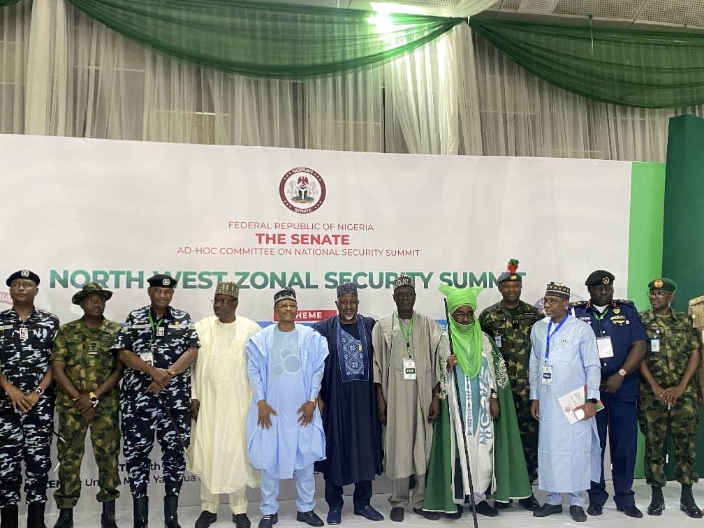 Nigeria's Honourable Minister of Defence H.E. Mohammed Badaru Abubakar CON, mni, participated in the North-West Zonal Security Summit held at Umaru Musa Yar’Adua Hall, Kaduna.